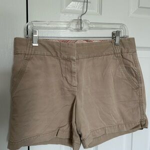 J. Crew Tan Chino Shorts with Classic Straight Cut